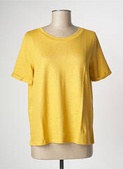 T-shirt jaune DEVERNOIS pour femme seconde vue