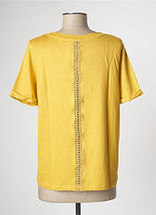 T-shirt jaune DEVERNOIS pour femme seconde vue