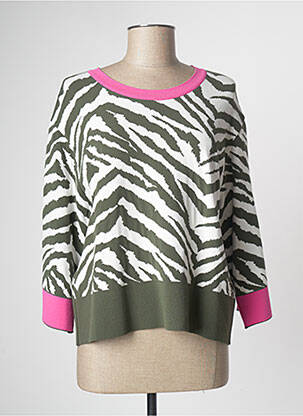 Pull kaki DEVERNOIS femme
