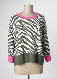 Pull kaki DEVERNOIS femme