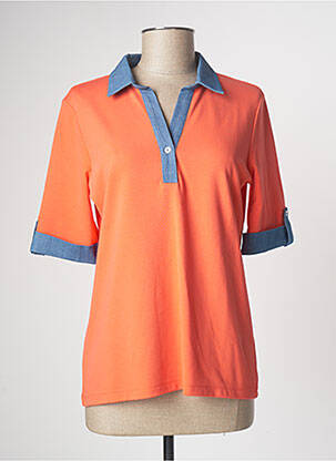 T-shirt orange DEVERNOIS pour femme