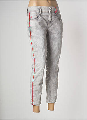 Jeans coupe slim gris STREET ONE femme
