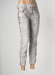Jeans coupe slim gris STREET ONE femme