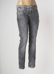 Jeans coupe slim gris STREET ONE femme