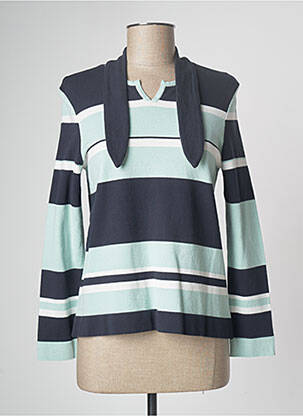 Pull bleu marine DEVERNOIS femme