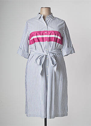 Robe mi-longue gris DEVERNOIS femme