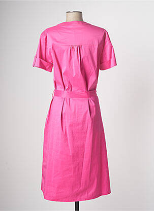 Robe mi-longue rose DEVERNOIS femme