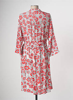 Robe mi-longue rouge DEVERNOIS femme