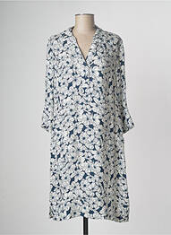 Robe mi-longue bleu marine DEVERNOIS femme