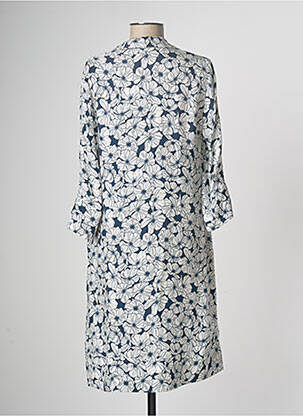 Robe mi-longue bleu marine DEVERNOIS femme