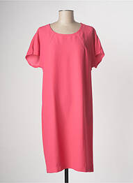 Robe mi-longue rose DEVERNOIS femme