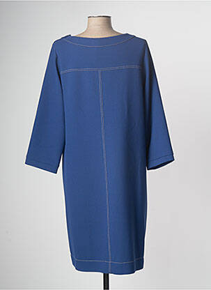 Robe mi-longue bleu DEVERNOIS femme