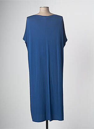 Robe mi-longue bleu DEVERNOIS femme