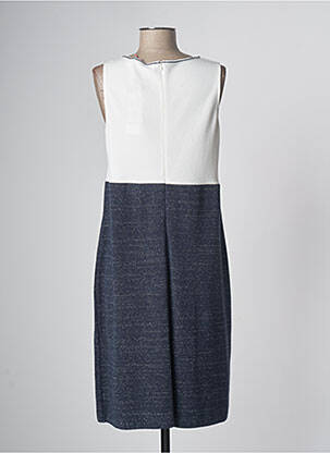 Robe mi-longue bleu marine DEVERNOIS femme