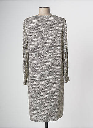 Robe mi-longue beige DEVERNOIS femme