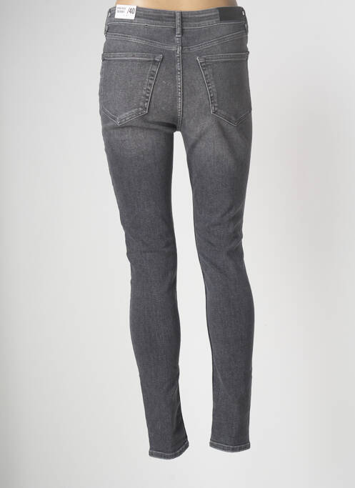 Jeans skinny gris MANGO pour femme