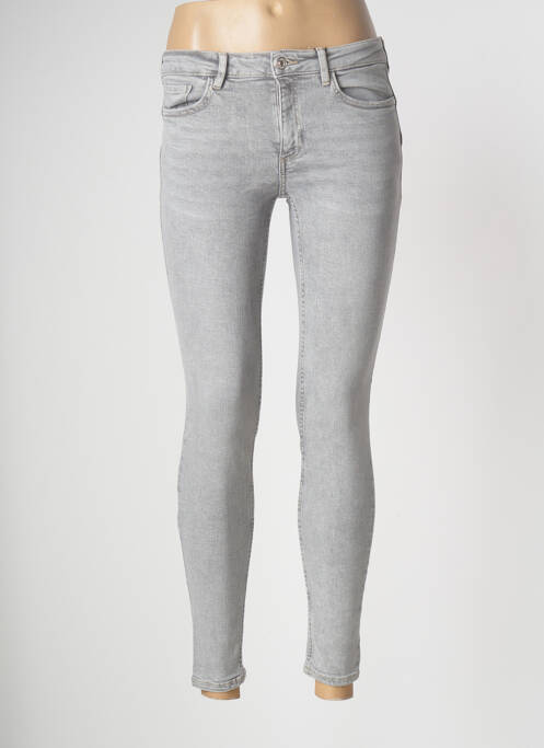 Jeans skinny gris MANGO pour femme