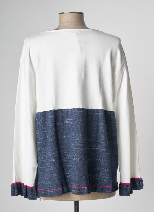 Pull bleu marine DEVERNOIS femme