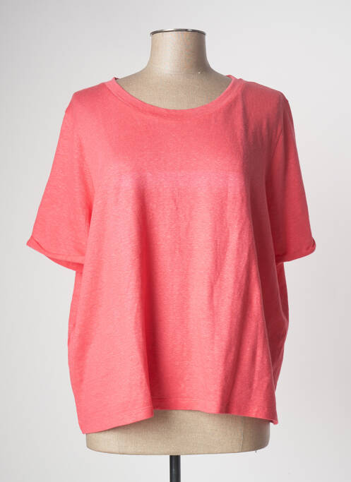 T-shirt rose DEVERNOIS pour femme