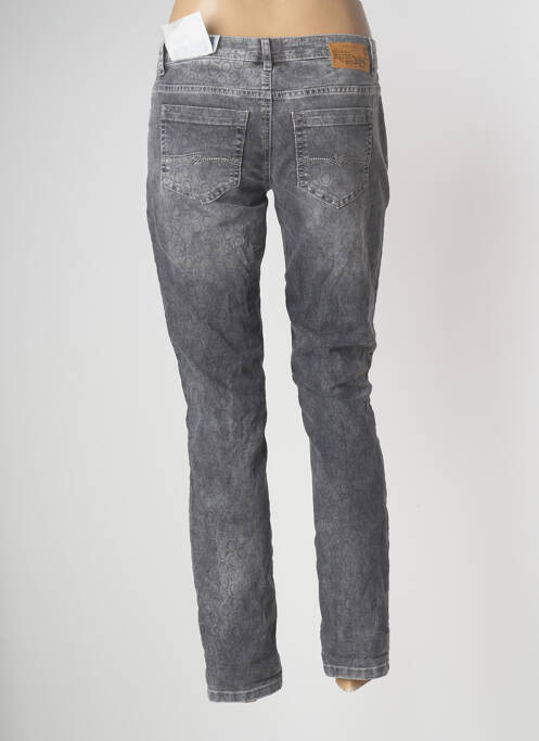 Jeans coupe slim gris STREET ONE pour femme