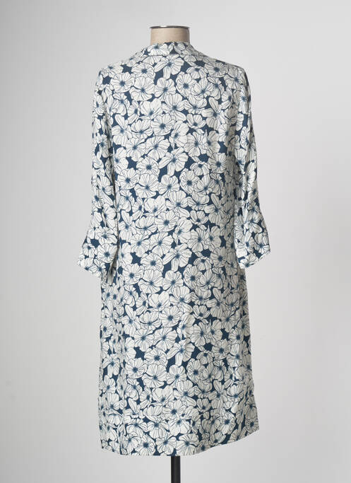 Robe mi-longue bleu marine DEVERNOIS pour femme