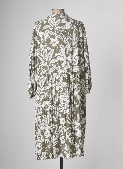 Robe mi-longue vert fonce DEVERNOIS pour femme