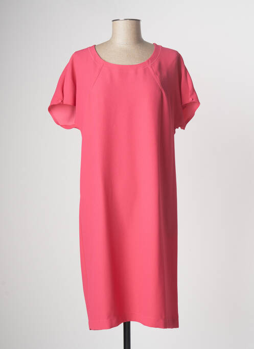 Robe mi-longue rose DEVERNOIS pour femme