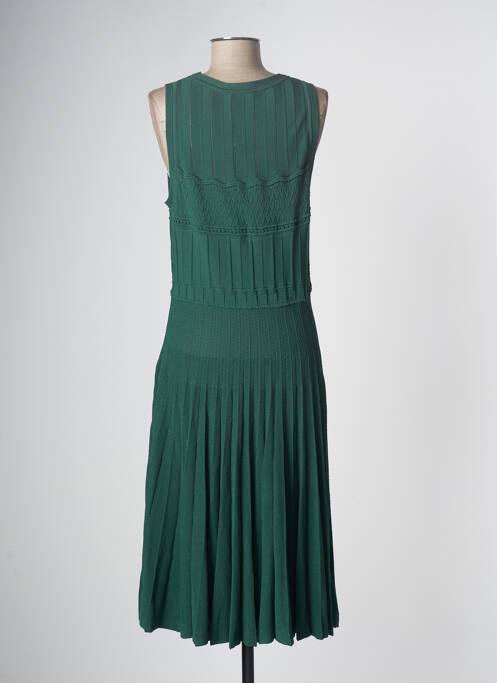 Robe mi-longue vert DEVERNOIS pour femme