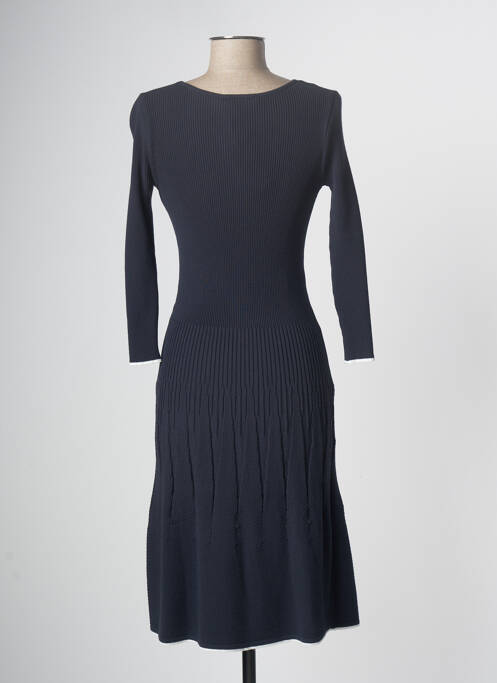 Robe pull bleu marine DEVERNOIS pour femme