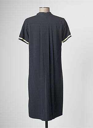 Robe mi-longue bleu marine DEVERNOIS femme