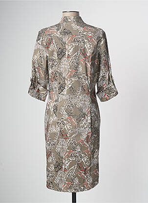 Robe mi-longue kaki DEVERNOIS femme