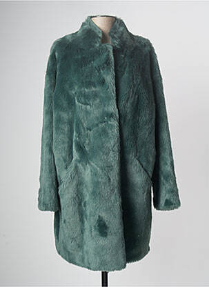 Manteau long vert DEVERNOIS femme