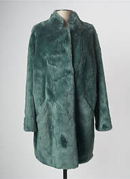 Manteau long vert DEVERNOIS femme