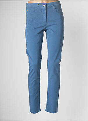 Jeans coupe slim bleu DEVERNOIS pour femme