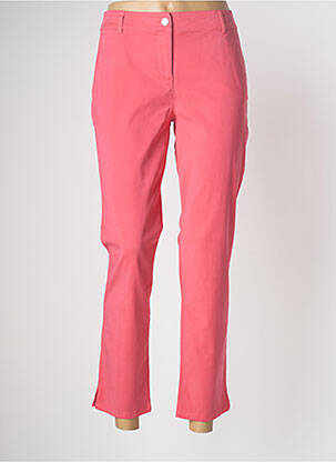 Pantalon droit rose DEVERNOIS femme