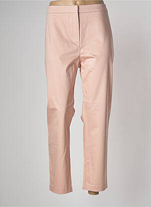 Pantalon droit rose DEVERNOIS femme