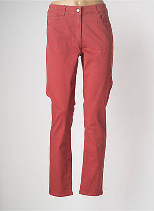 Pantalon slim rouge DEVERNOIS femme