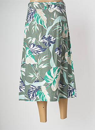 Jupe longue kaki DEVERNOIS femme