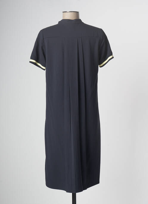 Robe mi-longue bleu marine DEVERNOIS pour femme