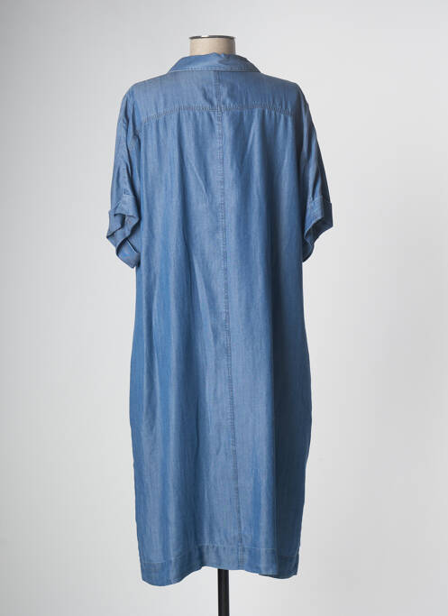 Robe mi-longue bleu DEVERNOIS pour femme