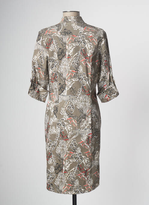 Robe mi-longue kaki DEVERNOIS pour femme