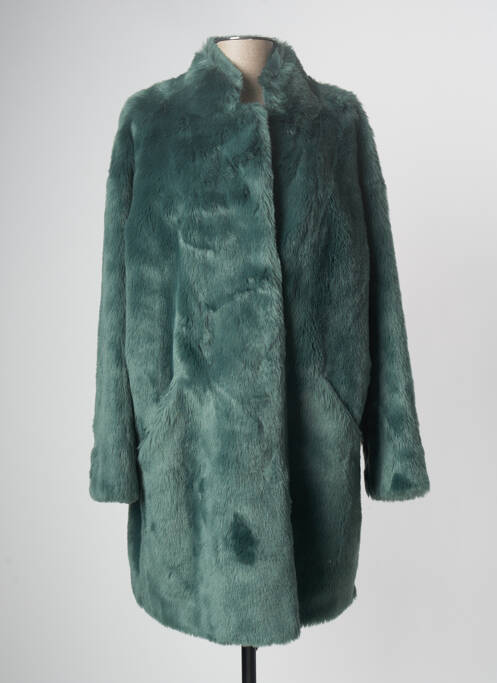 Manteau long vert DEVERNOIS pour femme