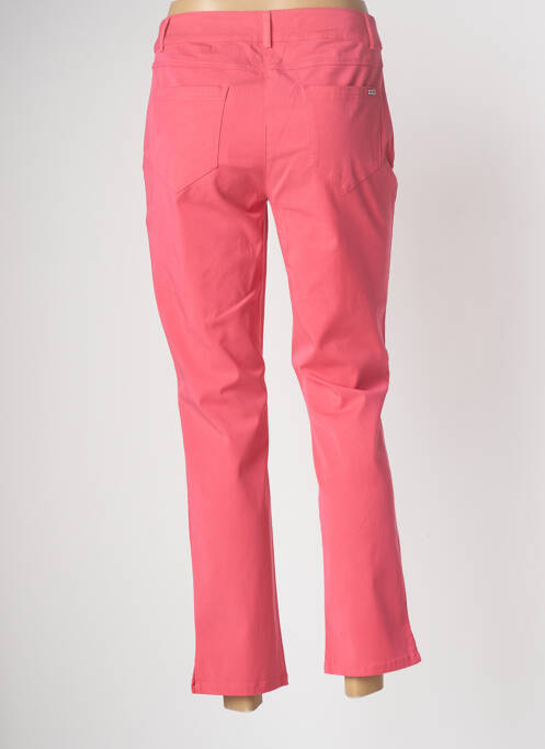 Pantalon droit rose DEVERNOIS pour femme