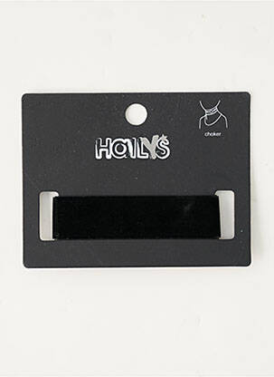 Collier noir HAILYS femme