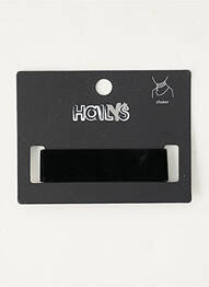 Collier noir HAILYS femme