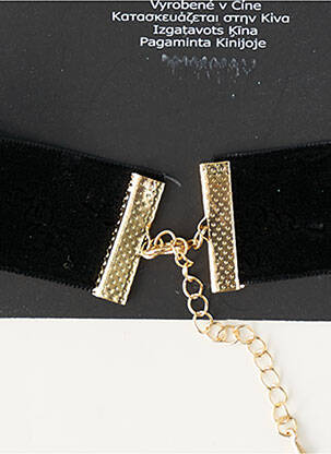 Collier noir HAILYS femme