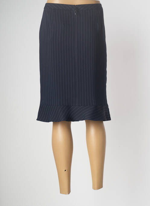 Jupe mi-longue bleu DEVERNOIS pour femme