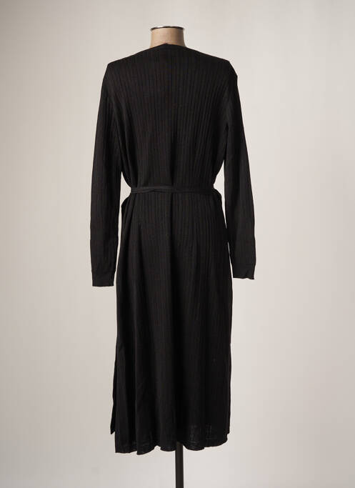 Robe mi-longue noir DEVERNOIS pour femme