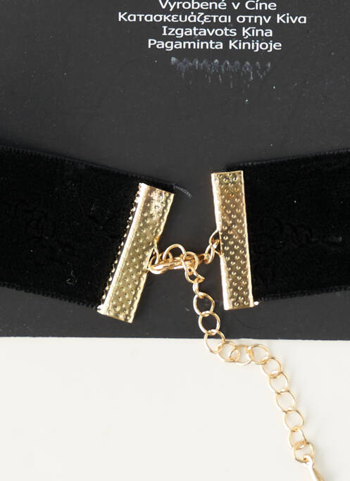 Collier noir HAILYS pour femme