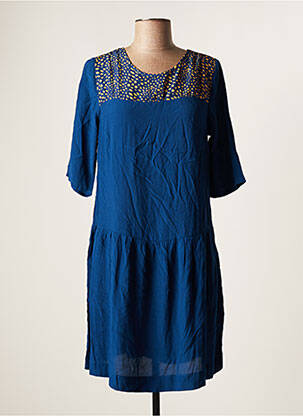 Robe mi-longue bleu FLAIR femme